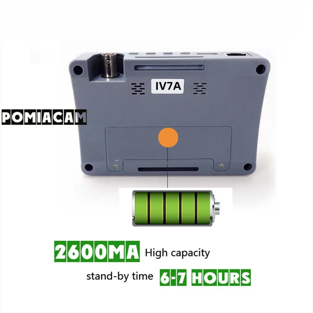 IV7A 4,3 дюймов CCTV 1080P AHD CCTV камера тест er RS-485 PTZ contorl UTP сетевой кабель тест 1080P AHD камера тест ing монитор