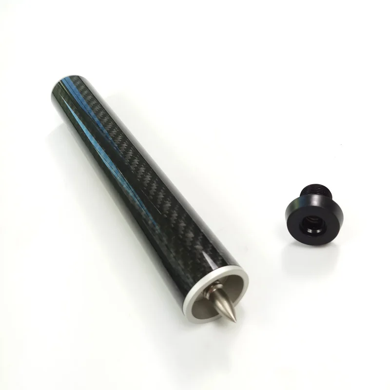 black with bumper Новейший Черный карбоновый бильярдный кий для Uni-Loc cues 8 дюймов Быстрый совместный кий расширители бильярда acccessories - Цвет: black with bumper