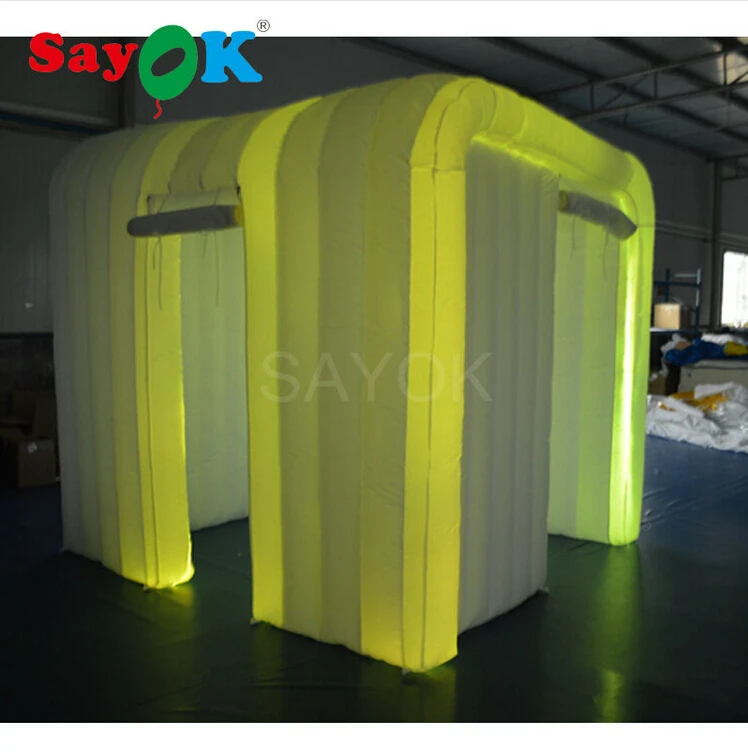 

Two Door New Design Inflatable Photo Booth with Led Light for Wedding,Decoration,Bar ,Commercial