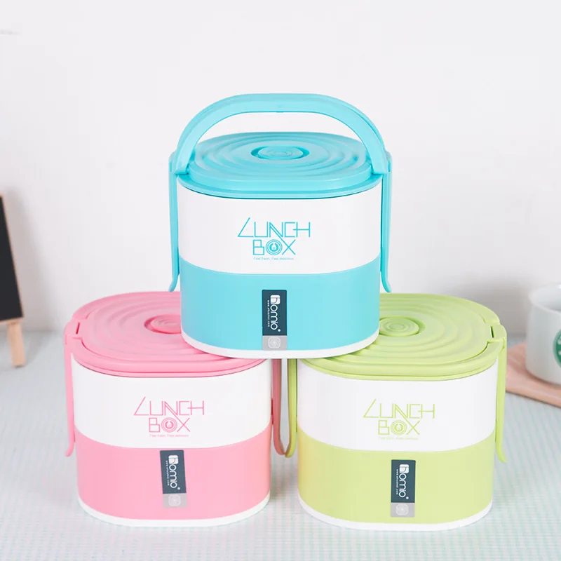 

Ланч-бокс для микроволновой печи, портативный контейнер для хранения еды, Ланчбокс без бисфенола А для детей, мультяшный контейнер для пикн...