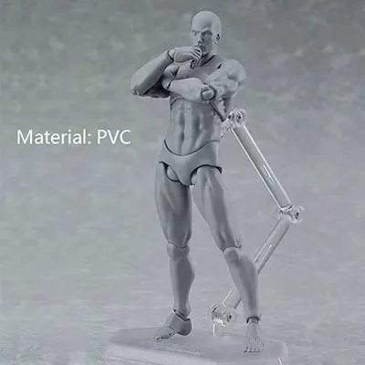 Аниме Archetype подвижная лошадь ферритовый Figma фигурка Коллекция Модель художника картина модель манекен художественный Рисунок эскиз - Цвет: Цвет: желтый