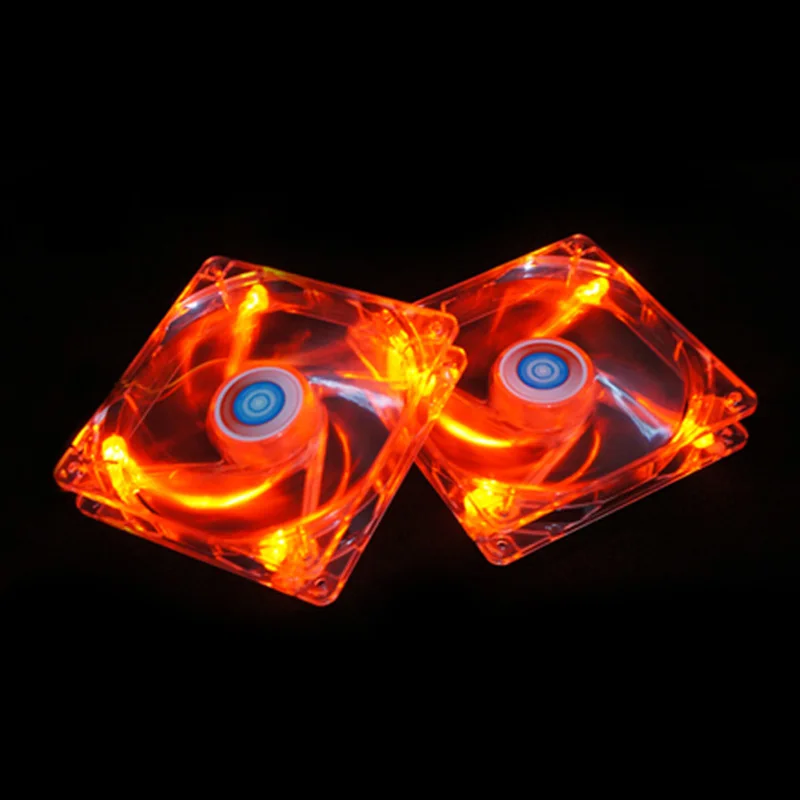 Новейший офисный компьютер компоненты IMP-691 Cool 7 огней Quad LED Light Neon Clear 14*14*2 5 см PC
