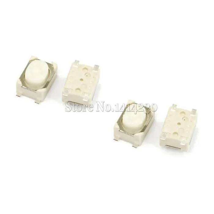 100 шт. SMT 2 5 x мм 3*4 * 4 контактный тактовый Кнопочный микропереключатель мгновенного