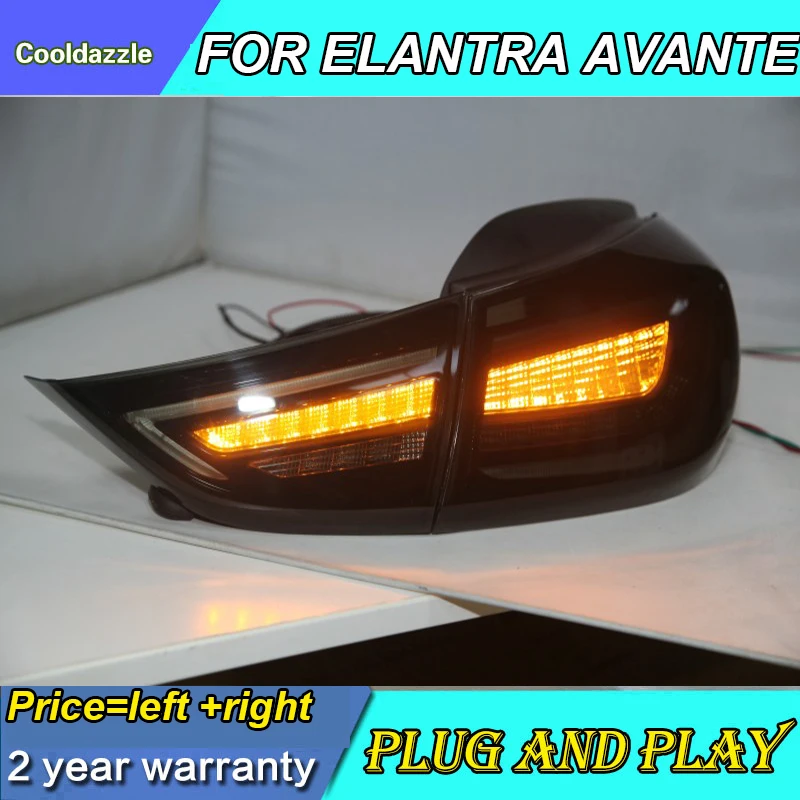 Светодиодный задний фонарь в сборе для Hyundai Avante i35 Elantra 2011 2012 2013 2014 2015|Фара авто сборе| |
