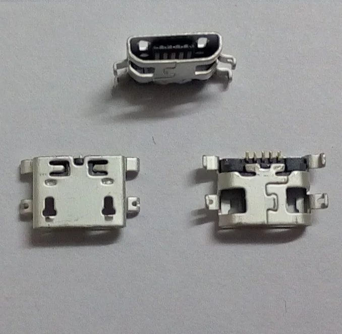 50 шт. micro usb зарядное устройство разъем для зарядки док-порт Alcatel One Touch POP C7 Dual 7040 7041