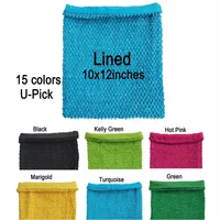 10x12inches Lined Crochet Tube Tutu Tops Children Girls Tutu Bands For Tutu Dress Supplier 50pcs Per Lot