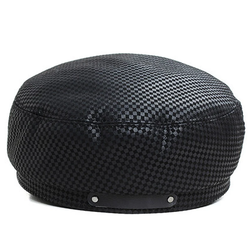 Новинка мужской натуральная кожа с плоским верхом Ботильоны заклепками в стиле