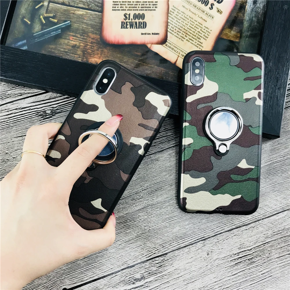 Cases For iphone 7 5S Army Camouflage Phone Case 6 6S SE Hot Matte Soft TPU Back Cover 8 Plus X Coque |