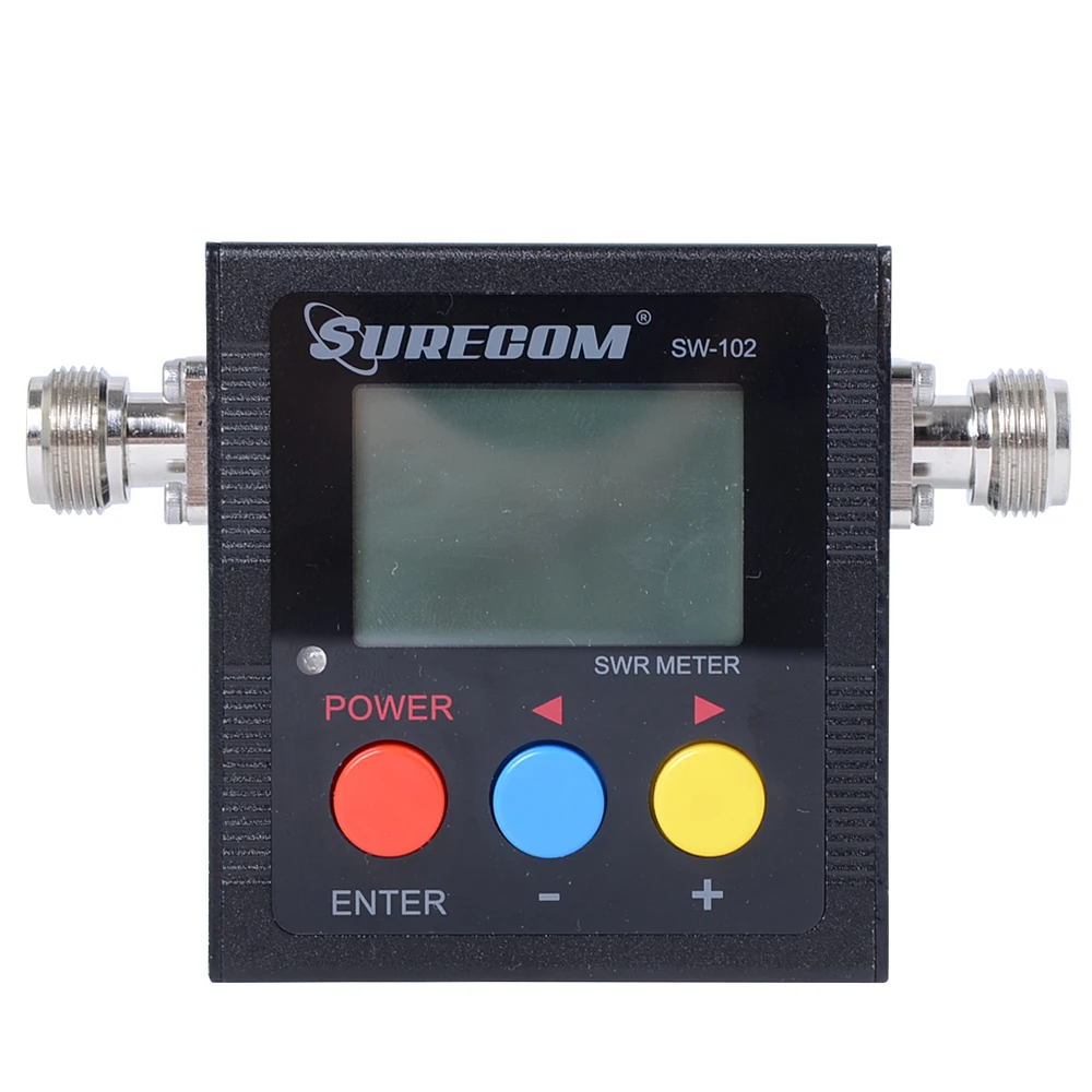 SW-102 125-525 МГц цифровой VHF/UHF Мощность &amp измеритель коэффициента стоячей воды для