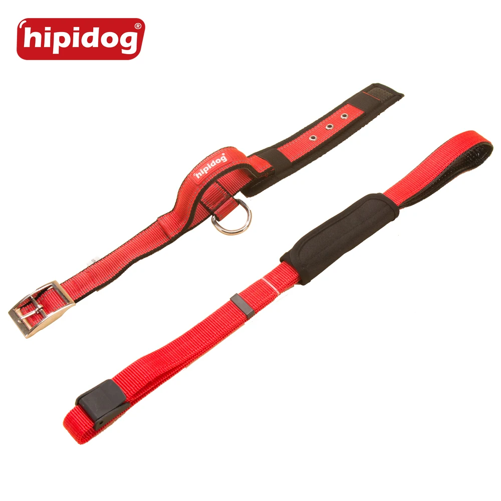 Регулируемый Светоотражающий ошейник Hipidog со встроенным поводком и