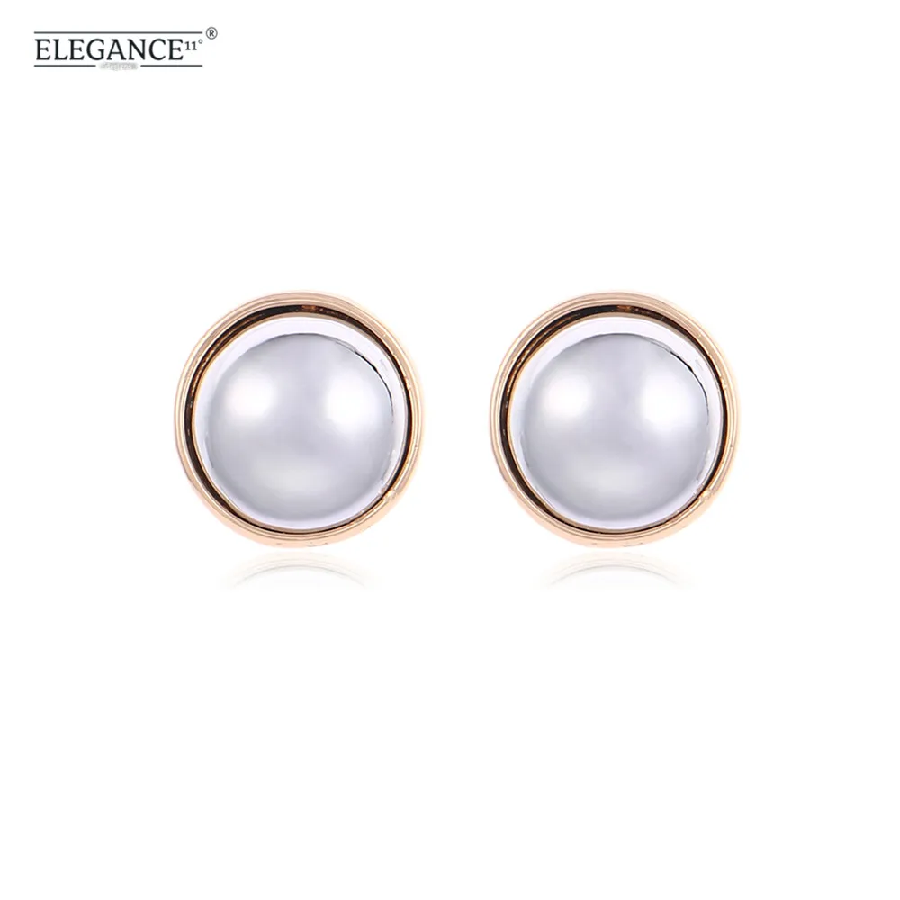 Серьги элегантный зажим-on для девочек без отверстий ушей белые ювелирные изделия