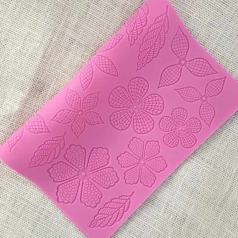Новая крупногабаритная кружевная силиконовая форма для выпечки торта в форме