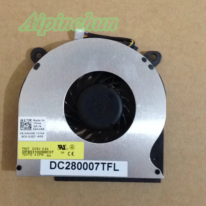 

Aipinchun New CPU Cooling Fan For Dell E6400 E6410 E6510 DP/N:04H1RR Cooler Radiators Laptop Fan