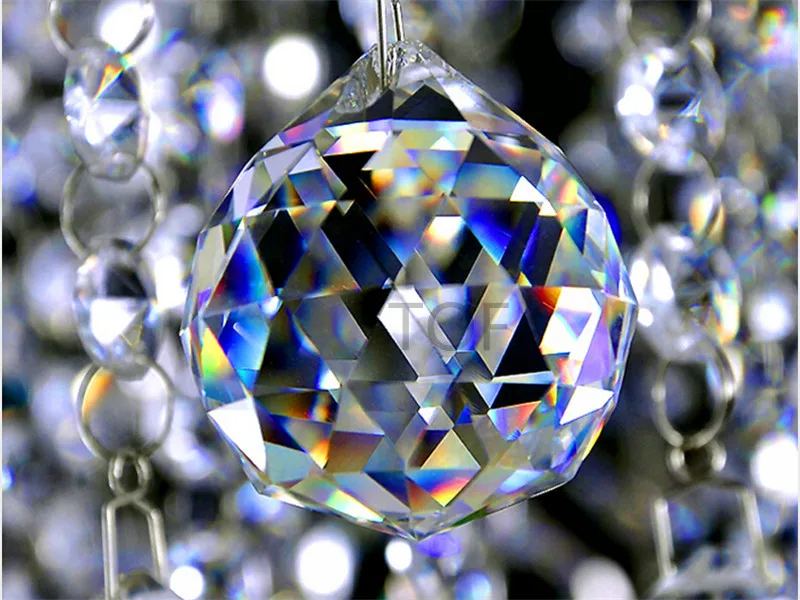 260 шт 20 мм прозрачная AAA MC Люстра Хрустальный граненый шар Призма Suncatcher фэн шуй