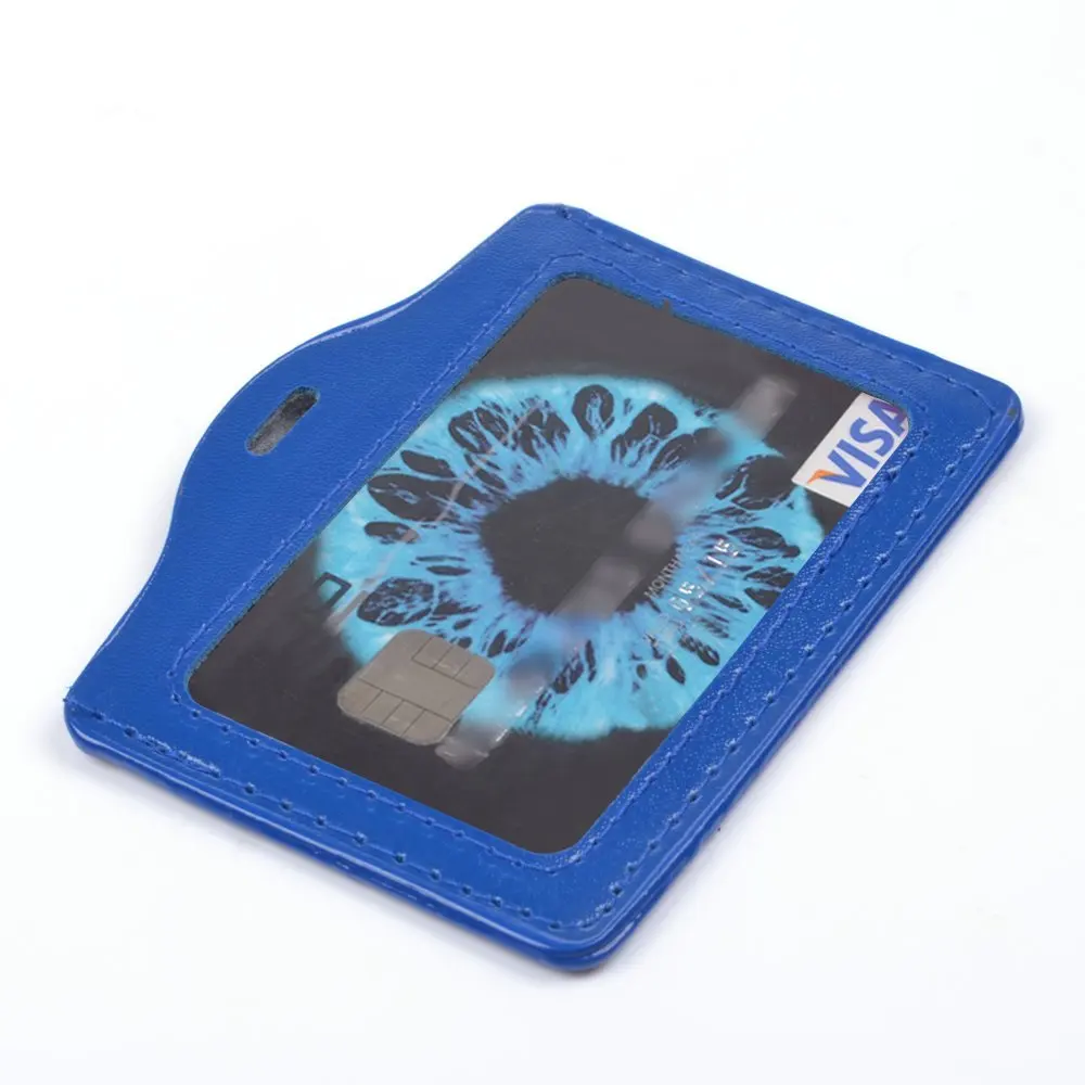 Держатель для банковских карт из искусственной кожи прозрачный чехол с длинным