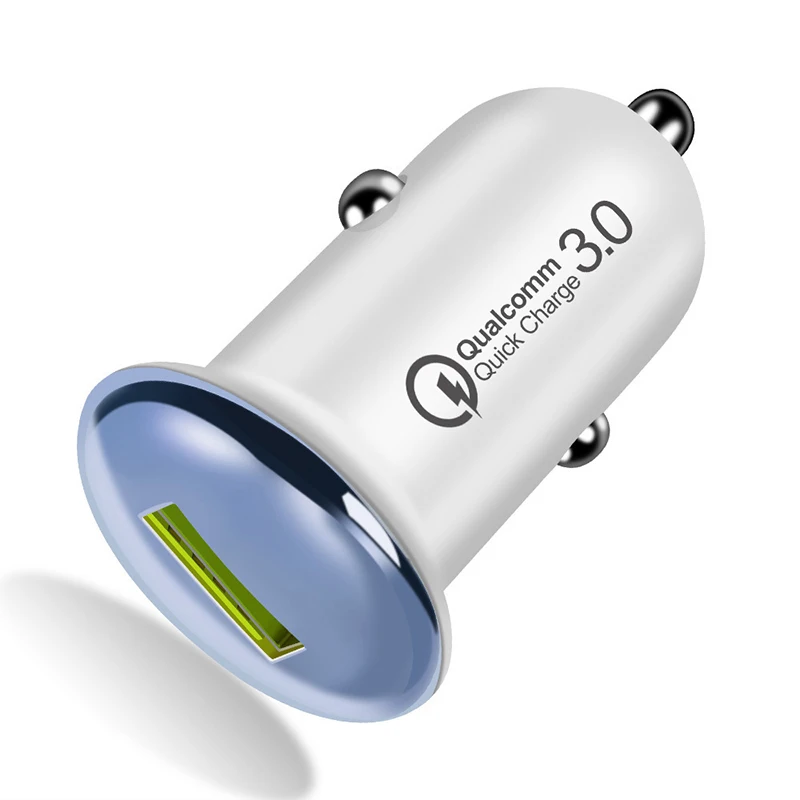 Универсальное автомобильное зарядное устройство QC3.0 2 0 быстрое с usb портом в
