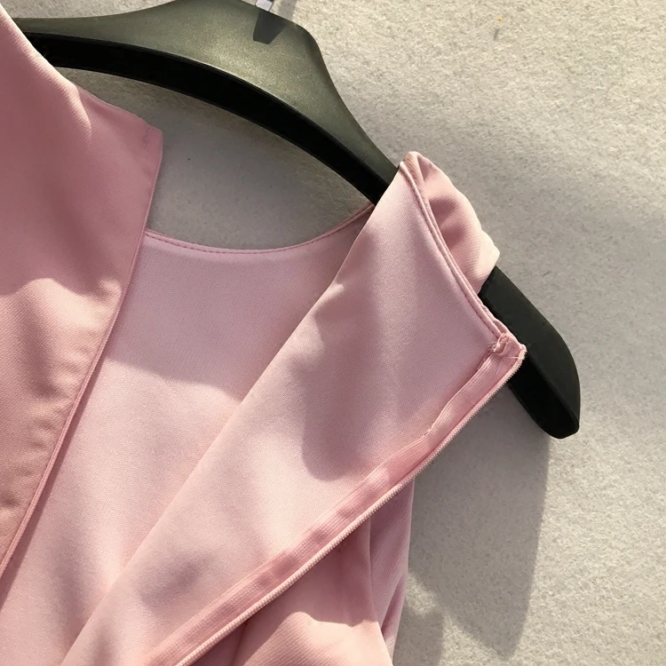 Женское платье без рукавов ALPHALMODA повседневное однотонное асимметричное с