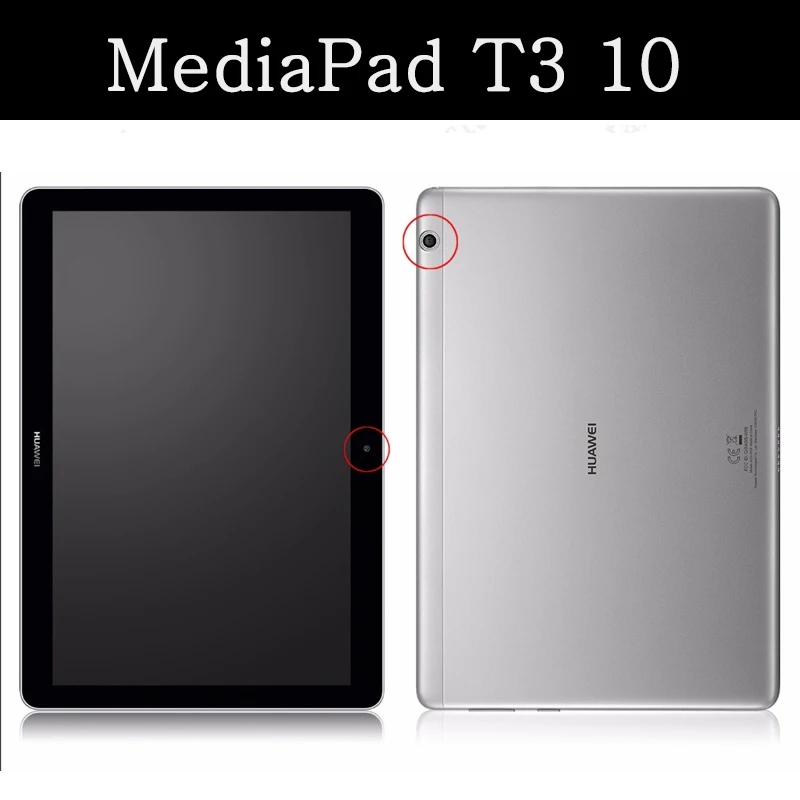 Умный чехол для планшета huawei MediaPad T3 10 AGS-L09 AGS-L03/W09 9,6 '', защитный чехол для Honor Play Pad 2 9,6, чехол с подставкой