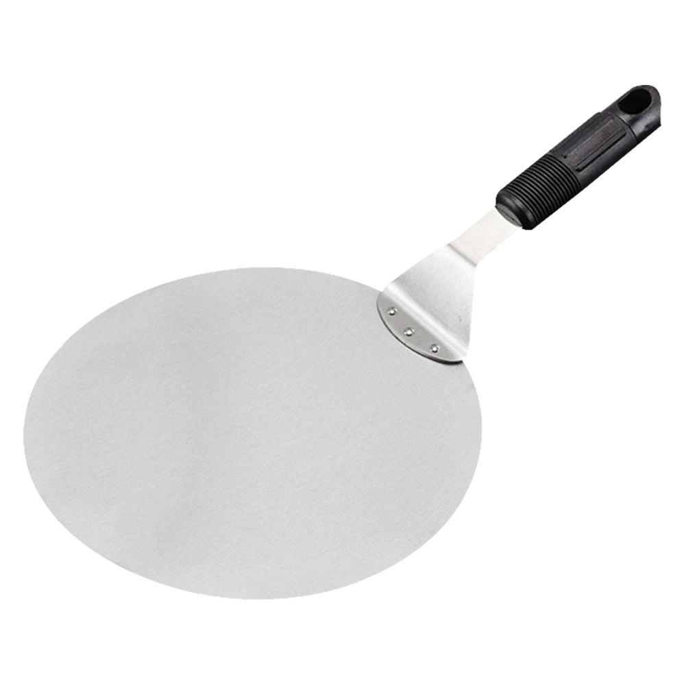 Stainless Steel Home Kitchen Accessories Bakeware Cooking Round Peel With Wooden Handle Bar Cake Spatula Lifter Pizza Shovel | Дом и сад
