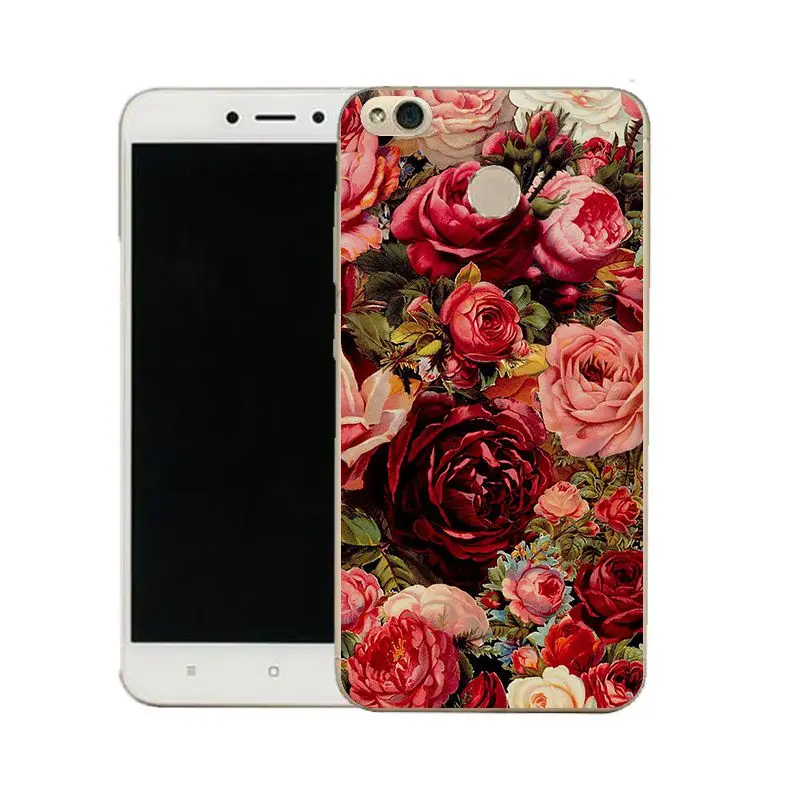QMSWEI Clear Phone Case For Mi 6 5 5s note3 Redmi note4x 4x 3s 5a 4a note5a TPU Soft Flora Moon Forest Sea Fish Cover |