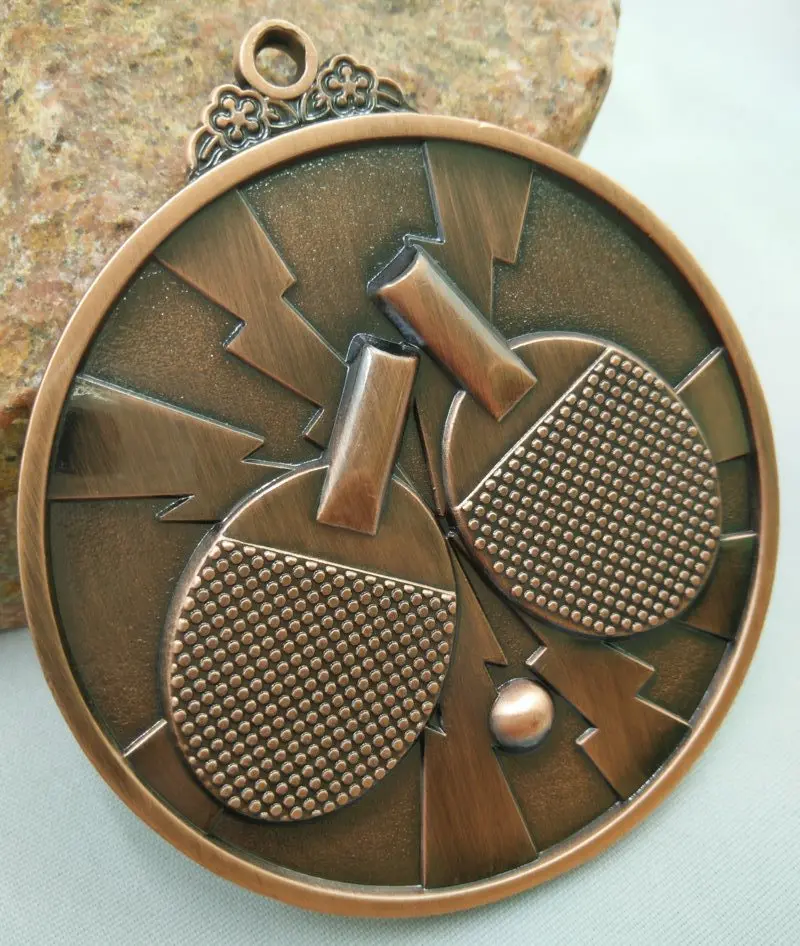 Золотая медаль для настольного тенниса разработки и общения сувениры унисекс