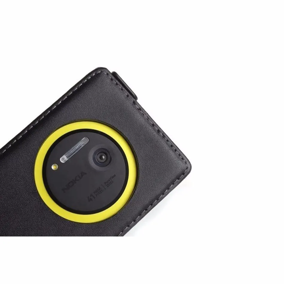 Ультратонкий подлинный кожаный чехол для мобильного телефона для Nokia Lumia 1020 с магнитной пряжкой, Вертикальный чехол для телефона, Аксессуары для мобильных телефонов