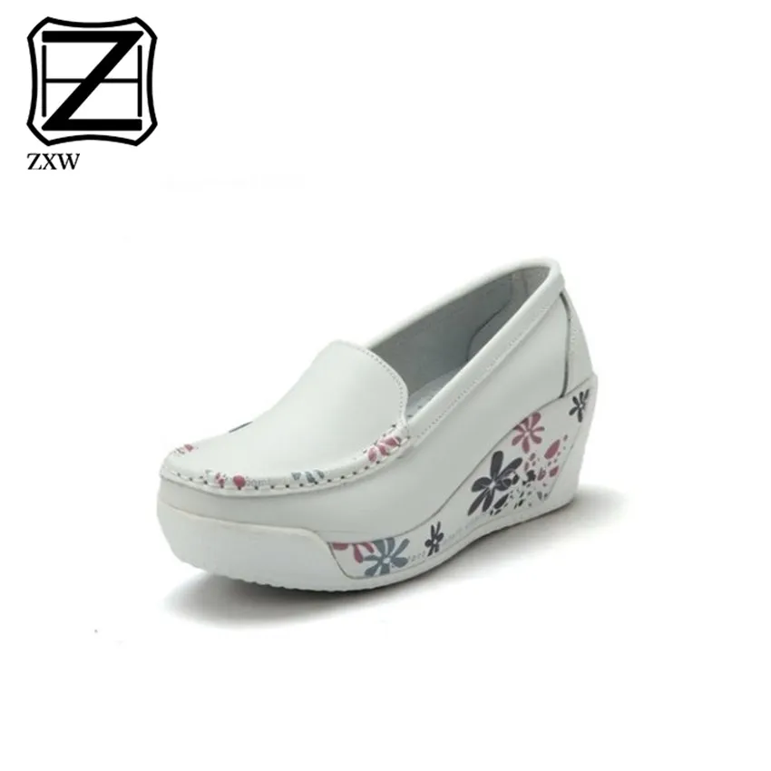WHITE ZXWFOBEY Для женщин на платформе Lente Женские туфли-лодочки Schoenen кроссовки на платформе Schoenen Повседневное Schoenen обувь - Цвет: WHITE