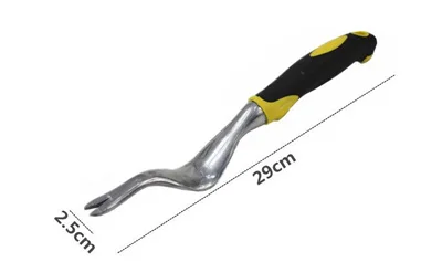 plastic handle Стальная ручная вилка для прополки, трансплантация, инструменты для копания, ручное удаление, тапроот для доморощенного сада, посадка и инструменты для прополки - Цвет: plastic handle