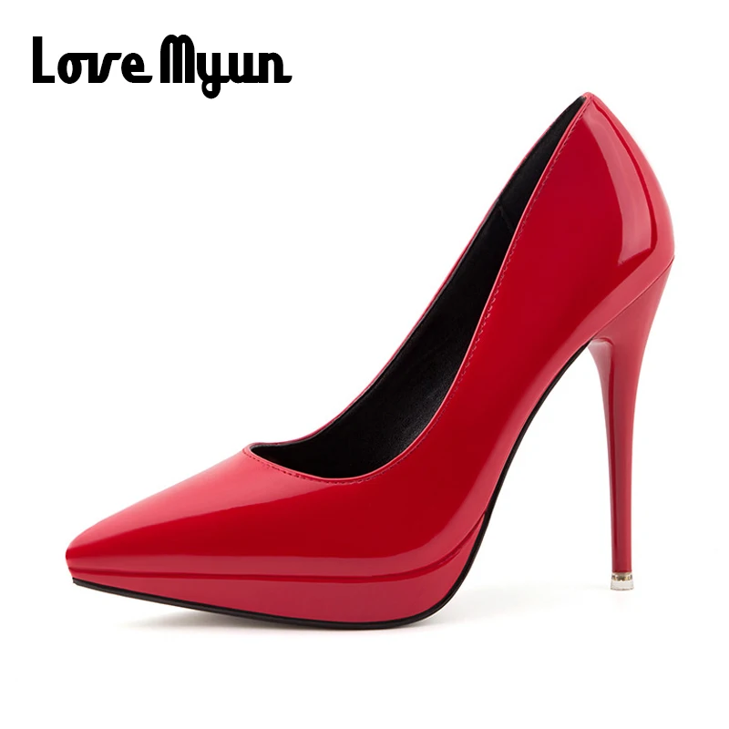 Лидер продаж однотонные женские туфли лодочки с острым носком на тонком каблуке