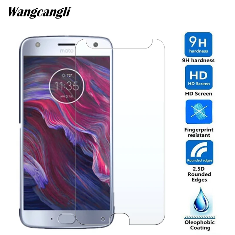 Wangcangli 2.5D Tempered glass For Motorola X4 phone protective film 0.3mm Ultra-thin screen protector | Мобильные телефоны и