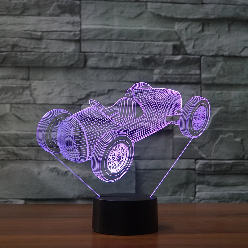 Настольная лампа Gran Torino Touch Wecker 7 цветов изменяемая настольная 3d новинка
