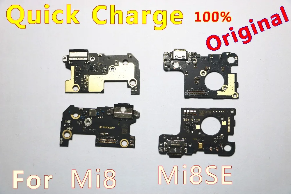 Для Xiaomi Mi8 Mi8se плата зарядки Mi8 Mi8se Быстрая Зарядка Док-станция разъем порт плата Micro гибкий кабель