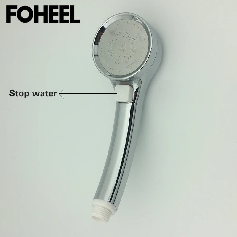 FOHEEL душевая головка отрицательные ионы высокого давления хромированная ручная