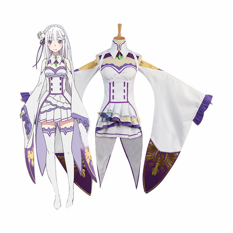 Карнавальный костюм Re Zero kara Hajimeru Isekai Seikatsu Emilia|cosplay costume|costume costumecostume cosplay |