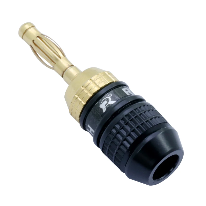 10 шт. вилки типа банан|connectors gold|speaker banana plug connectorspeaker connectors |