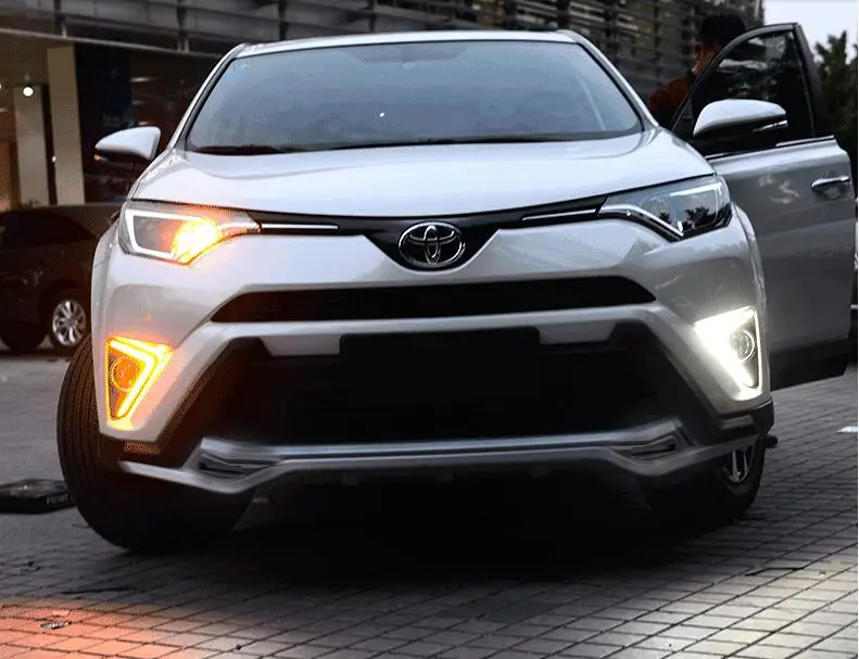 2016 ~ 2017 RAV4 дневсветильник автомобильные аксессуары светодиодный