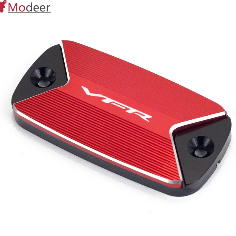 Red 1 piece Мотоцикл с ЧПУ бачок тормозной жидкости для переднего колеса Крышка крышки для HONDA VFR 800 1200x VFR800 VFR800X VFR800F VFR1200x Crosstourer - Цвет: Red 1 piece