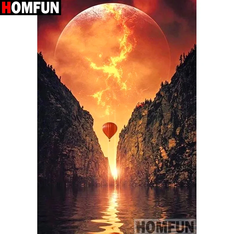 Алмазная живопись HOMFUN A13988 картина сделай сам с полными квадратными/круглыми