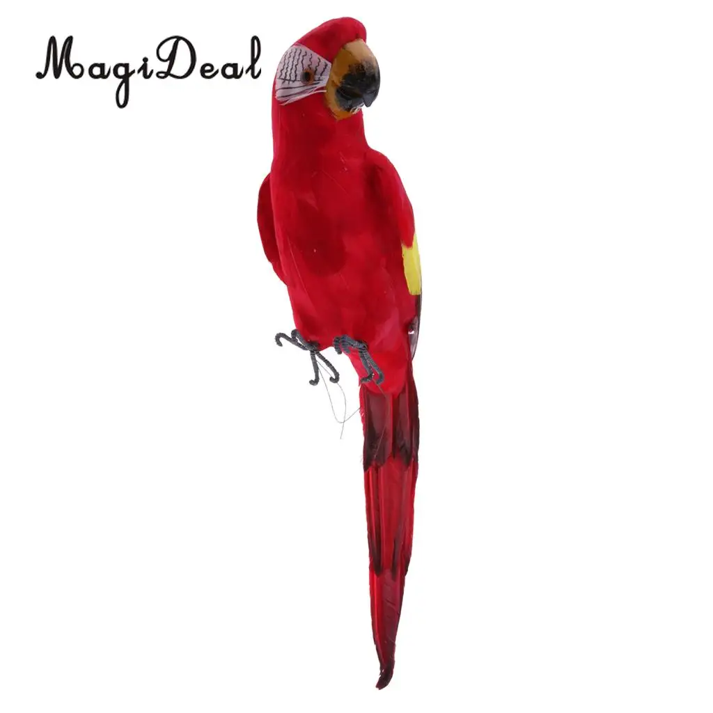

MagiDeal Artificial Bird Feather Foam Simulation Birds Parrot Home Decor Table Ornament Mini Craft Birds Figurines