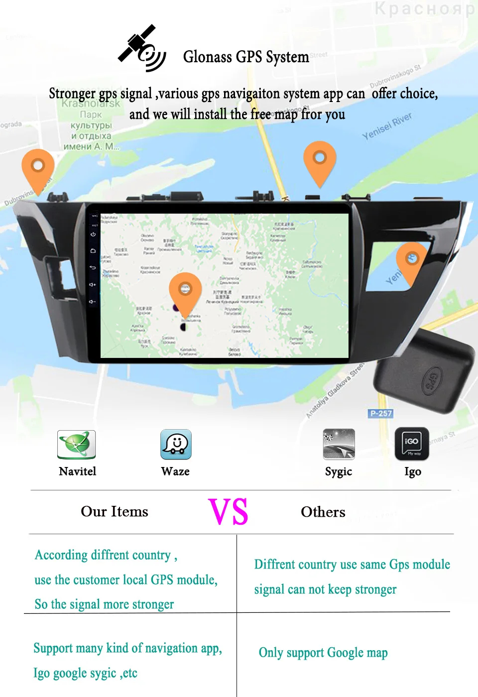 10," Android 9,1 Автомобильный gps navi для Toyota Corolla levin 2013 Аудио Видео магнитофон встроенный CarPlay 4 аппарат не привязан к оператору сотовой связи
