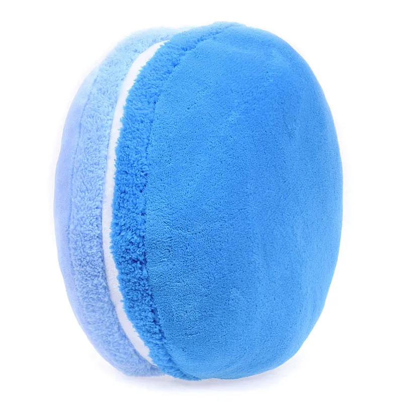 Подушка &quotмакарон&quot Французская Макарон круглая подушка для торта синяя