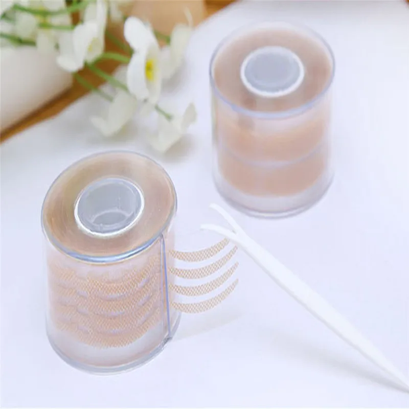 Мода 2017 300 пар кружевные полоски для поднятия глаз двойная лента век клейкие