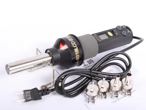 220 В 450 Вт градусов LCD Регулируемая электронная Тепловая паяльная станция