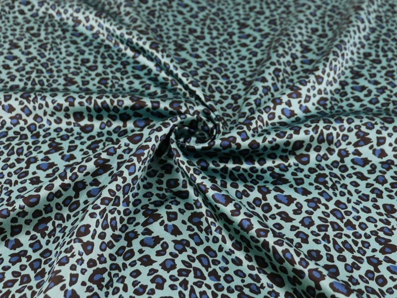 Модный атласный материал с леопардовым принтом для шарфов|satin material|printed satinprinted