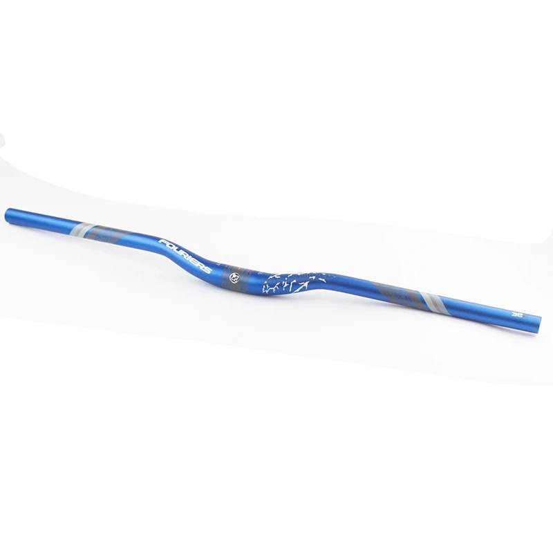 Fouriers алюминиевый сплав Enduro AM FR XC DH MTB Riser Bar руль 31,8 мм x 780 мм 25 мм Rise длинные Рули - Цвет: blue