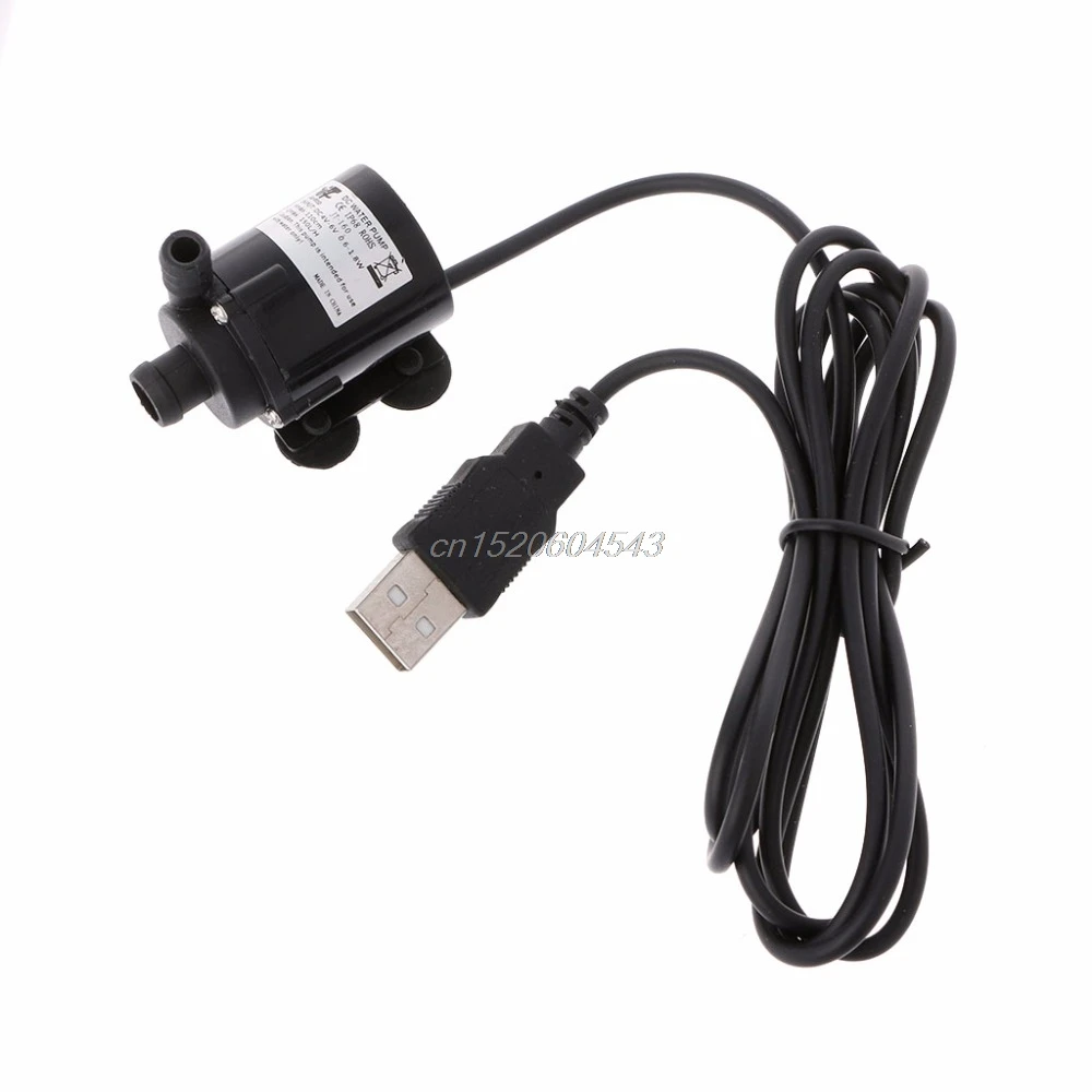 Мини USB DC 12V Бесщеточный погружной мотор водяной насос для автомобильного