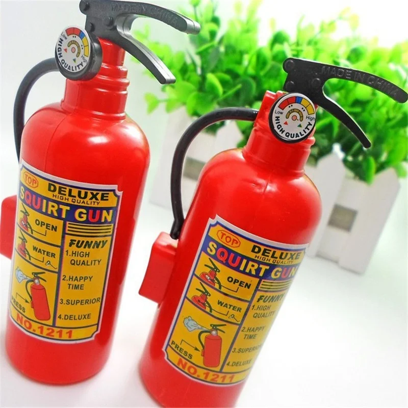 Creative Fire extinguisher water gun toy Fireman Pretend Play 4*3.8*11CM children watergun summer |