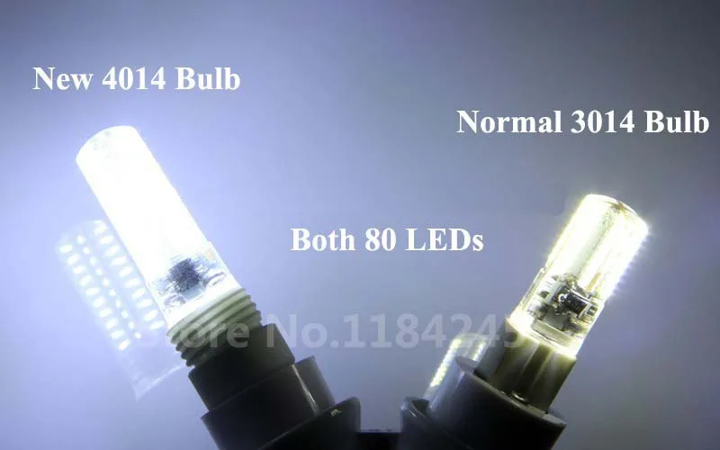 Диммируемые Светодиодные лампы G4 4014 SMD 8 Вт 80 светодиодов 220 В переменного тока 50%