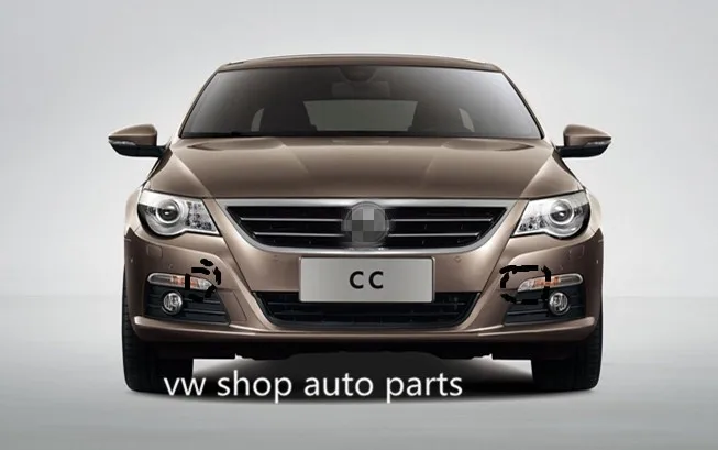 Пара прозрачные линзы бампер угловой отражатель для VW Passat CC 09 10 Европейский стиль