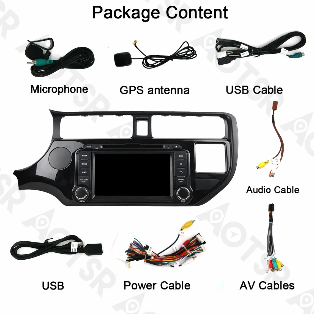 Автомобильный GPS навигатор Aotsr Android 8 0 автомобильный радиоприемник DVD плеер